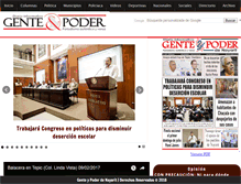 Tablet Screenshot of diariogenteypoder.com